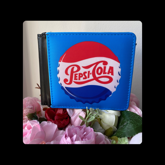 Pepsi Blue, Red & White Retro PU Material Wallet