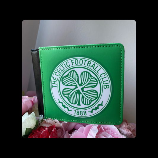 Celtic Badge PU Material Wallet 10cm x 9.5cm