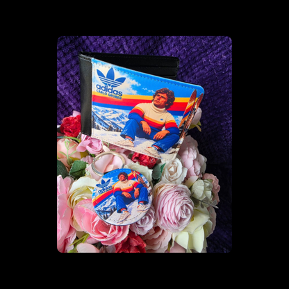 Adidas Carlo Gruber PU Material Wallet & Keyring