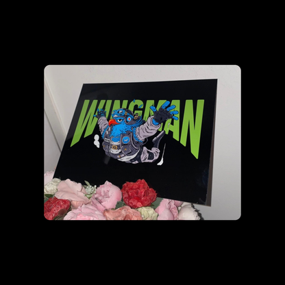 Brewdog Wingman Beer Skydive Metal Bar Sign 15cm x 20cm