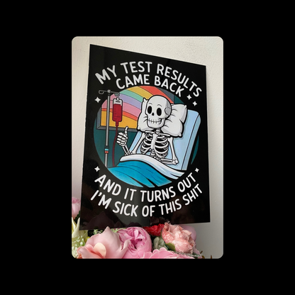 Sick Of This Sh*t Metal Bar Sign 15cm x 20cm m