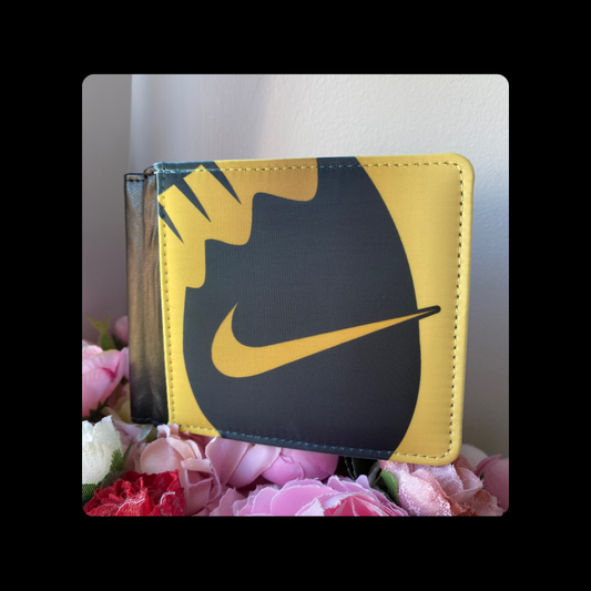 Nike Dunk Black & Gold PU Material Wallet