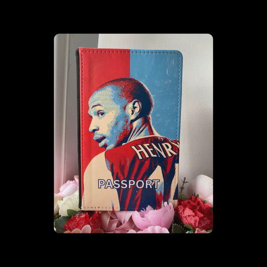 Arsenal Thierry Henry PU Material Passport Holder Wallet