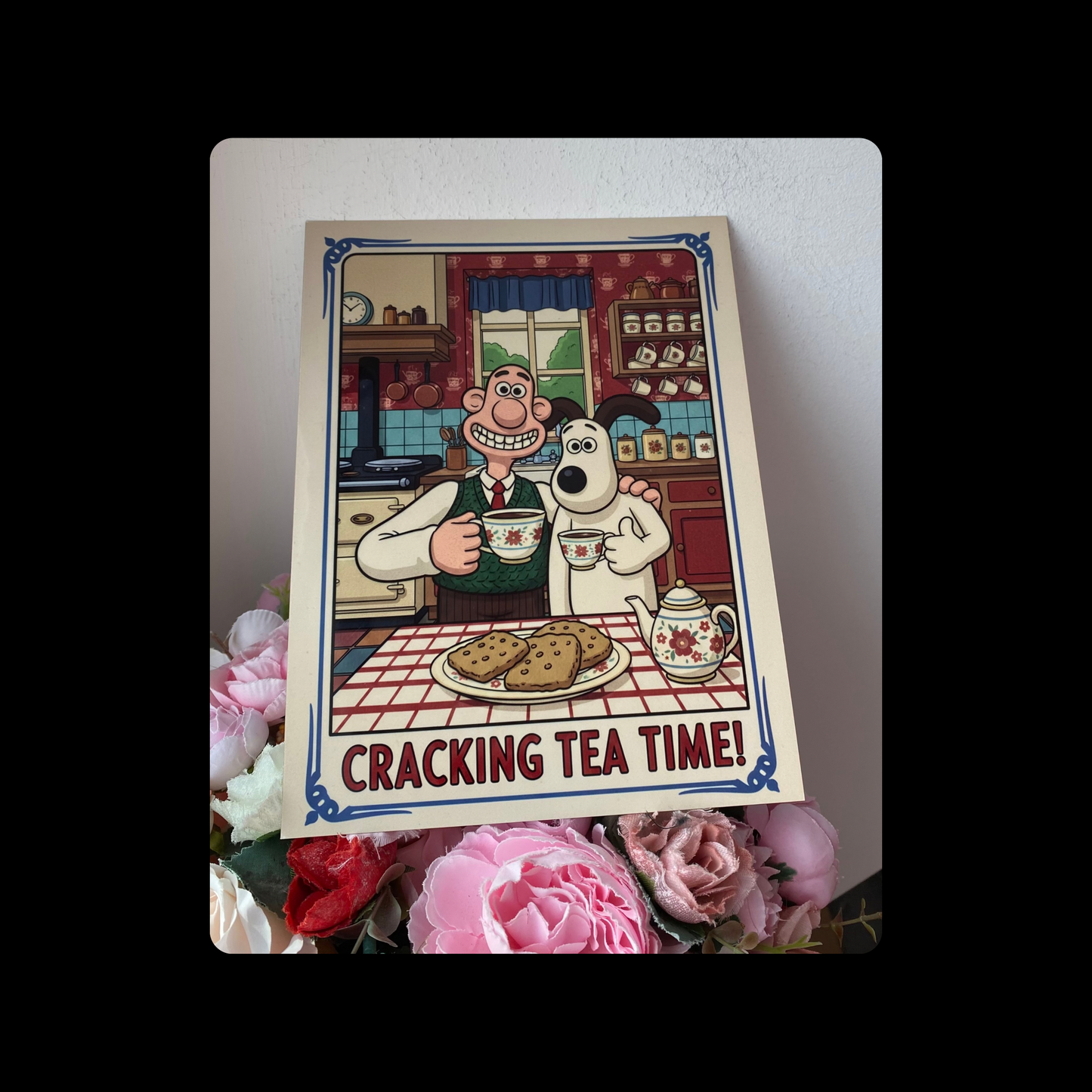 Wallace & Gromit Tea Metal Bar Sign 15cm x 20cm