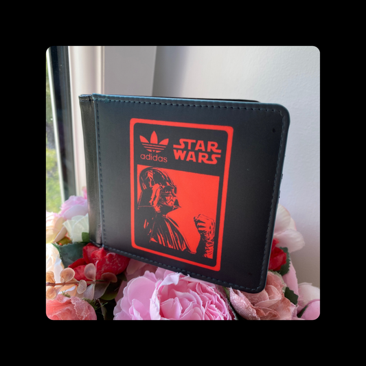 Adidas Star Wars Darth Vader Black & Red PU Material Wallet