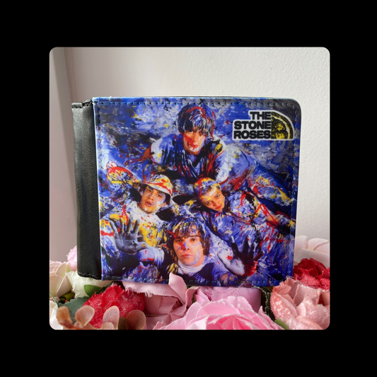 Adidas Stone Roses Pollock Paint Splatter PU Material Wallet