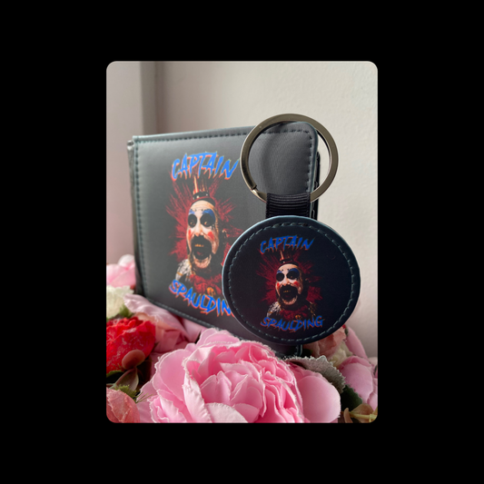 Captain Spaulding PU Material Wallet & Keyring