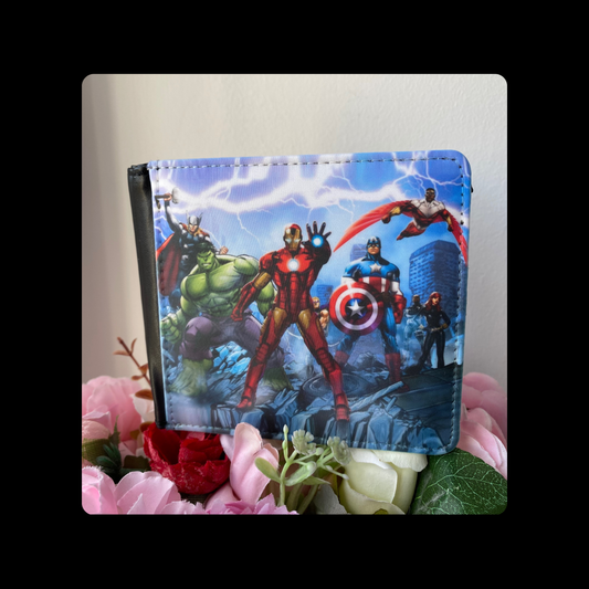Marvel Comics Characters PU Material Wallet