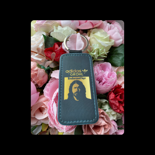 Adidas Endorsed By Dave Grohl Black & Gold Keyring