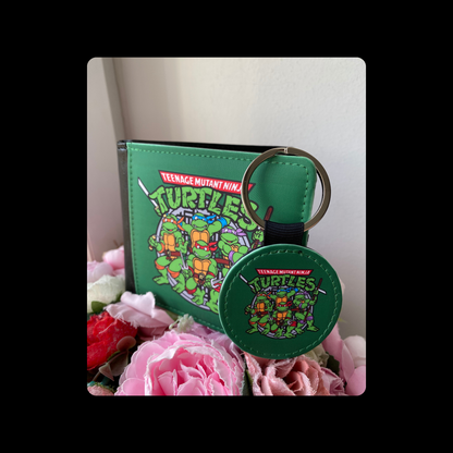 Teenage Mutant Ninja Turtles PU Material Wallet & Keyring