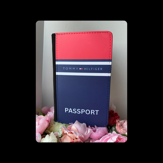 Tommy Hilfiger PU Material Passport Holder
