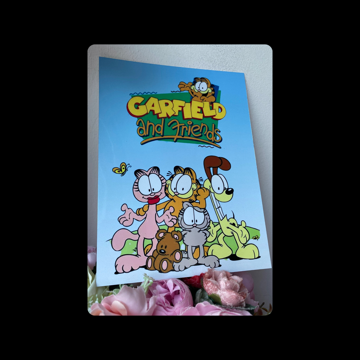 Garfield & Friends Metal Bar Sign 15cm x 20cm