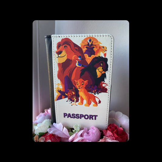The Lion King PU Material Passport Holder