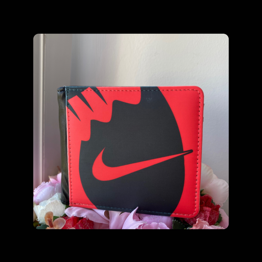 Nike Dunk Red & Black PU Material Wallet