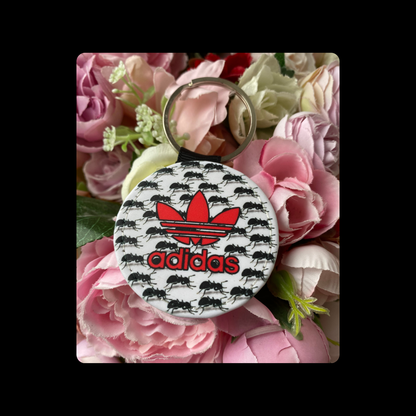 Adidas Ants Round Keyring 5cm
