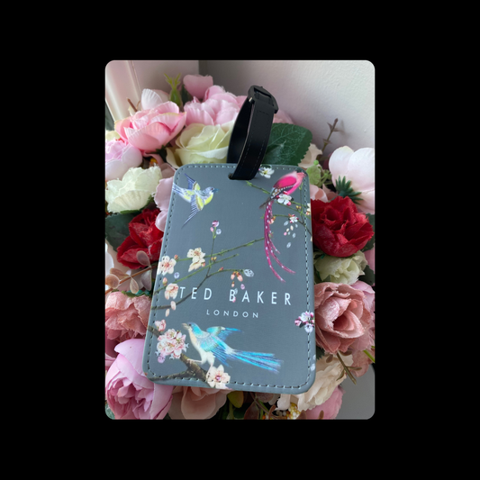 Ted Baker Hummingbirds PU Material Luggage Tag