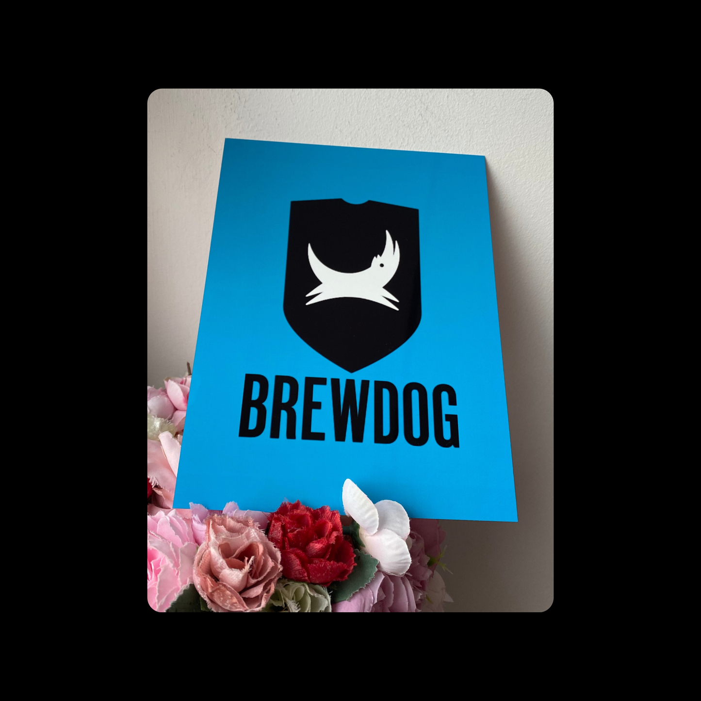 Brewdog Beer Metal Bar Sign 15cm x 20cm