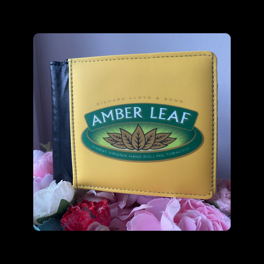 Amber Leaf Tobacco PU Material Wallet