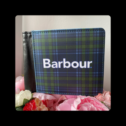 Barbour Tartan Pattern PU Material Wallet