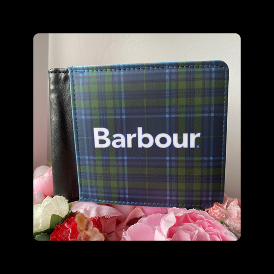 Barbour Tartan Pattern PU Material Wallet