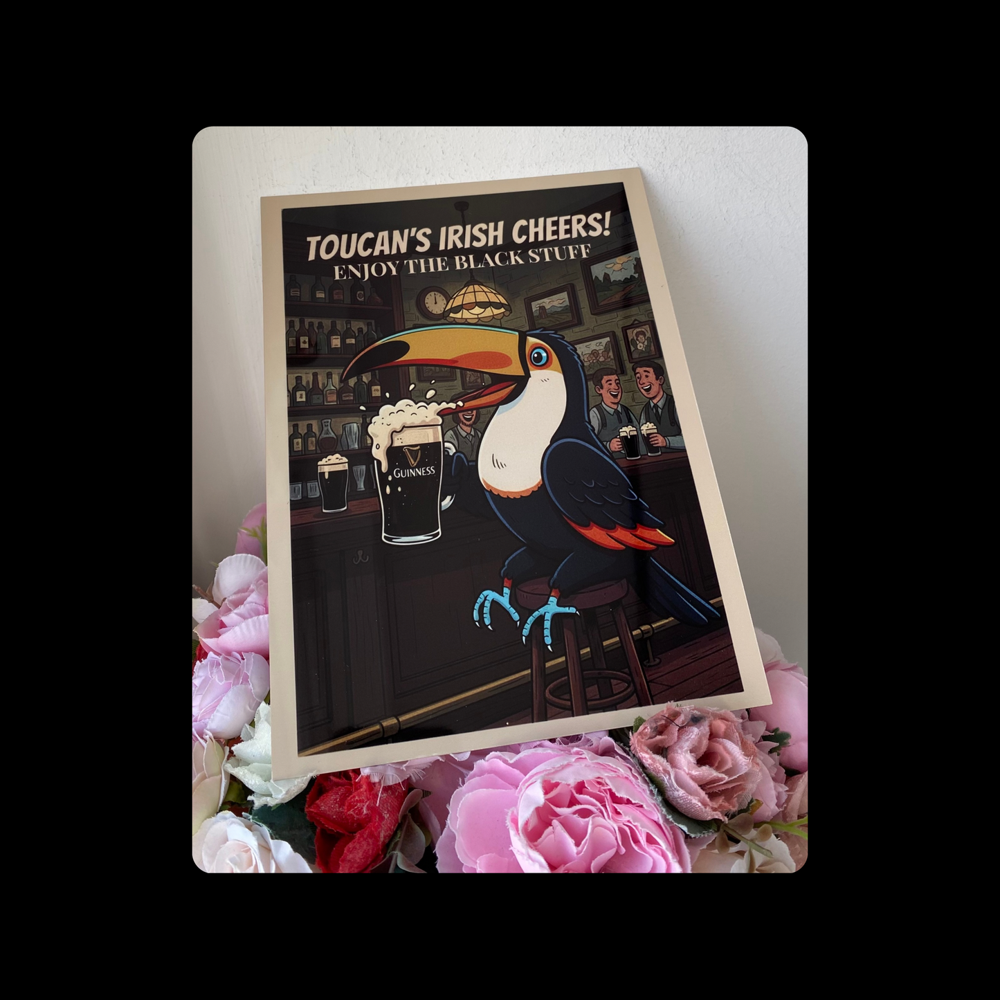 Toucan Guinness Metal Bar Sign 15cm x 20cm