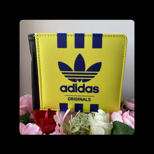 Adidas Originals Yellow & Navy PU Material Wallet