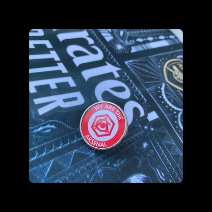 Arsenal 1936-1949 Badge We Are The Arsenal Round Pin Badge 20mm