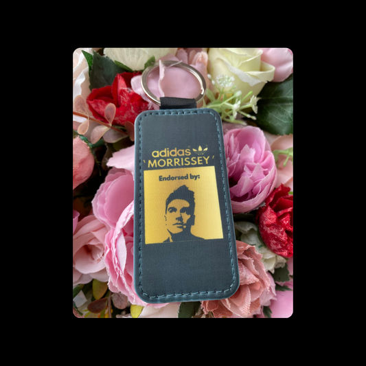 Adidas Endorsed By Morrissey Black & Gold Keyring