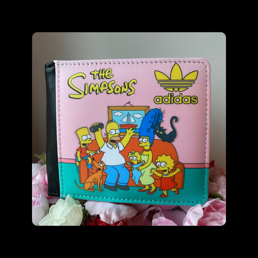 Adidas The Simpsons PU Material Wallet & Keyring