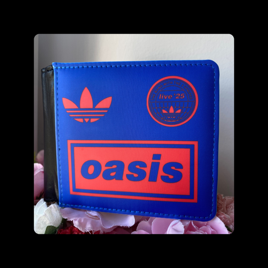 Adidas Oasis 25 Collaboration Blue & Red PU Material Wallet