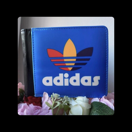 Adidas Retro Blue Wallet 10cm x 9.5cm
