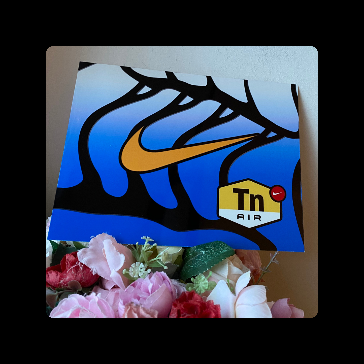 Nike TN Air Blue Metal Bar Sign 15cm x 20cm