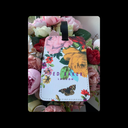 Ted Baker Butterfly PU Material Luggage Tag