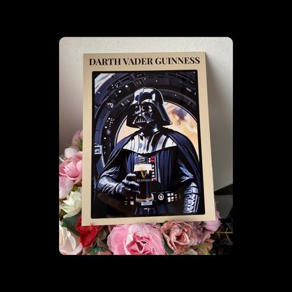 Star Wars Darth Vader Guinness Metal Bar Sign 15cm x 20cm