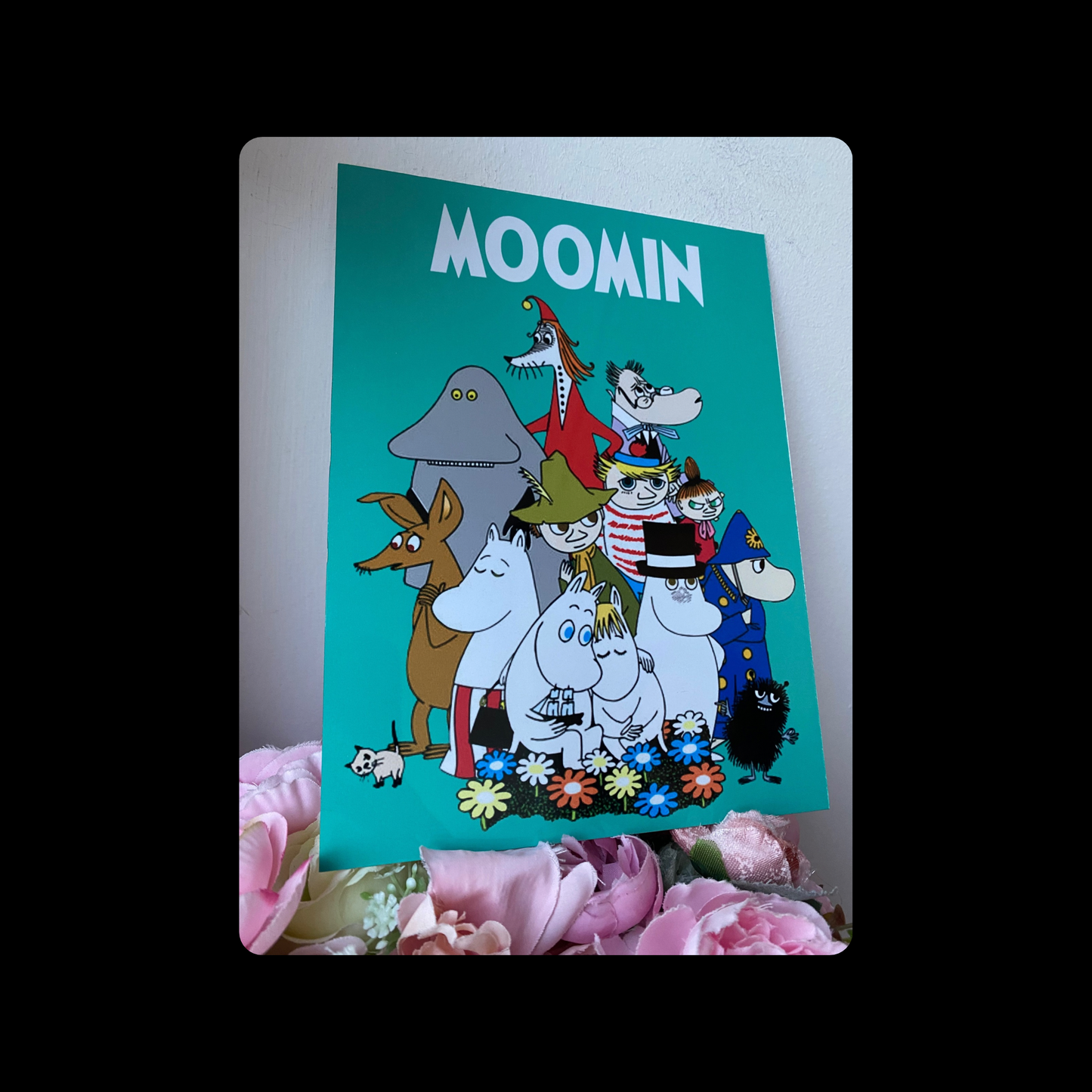 Moomin Metal Bar Sign 15cm x 20cm
