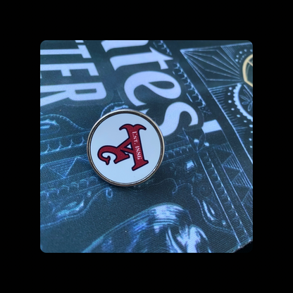 Arsenal Est. 1886 Gothic A Round Pin Badge 20mm