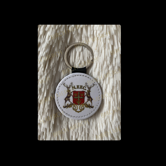 Nottingham Forest 1958 Badge Round Keyring 5cm