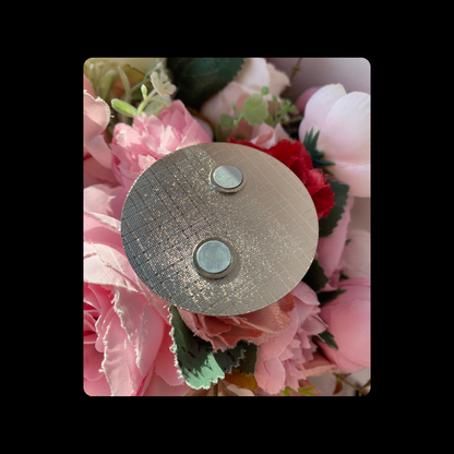 Clock End Clock Metal Magnet 6cm