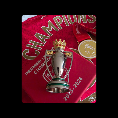 Arsenal Mini Premier League Champions & Gold Invincibles Trophies 9.5cm
