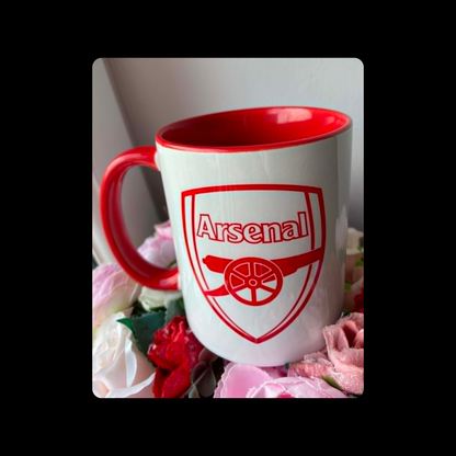 Arsenal Current Badge Red & White 11oz (330ml) Ceramic Mug