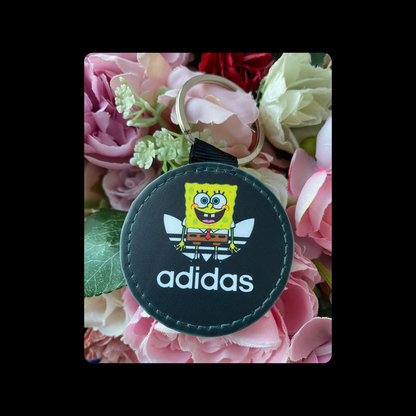 Adidas SpongeBob Round Keyring 5cm