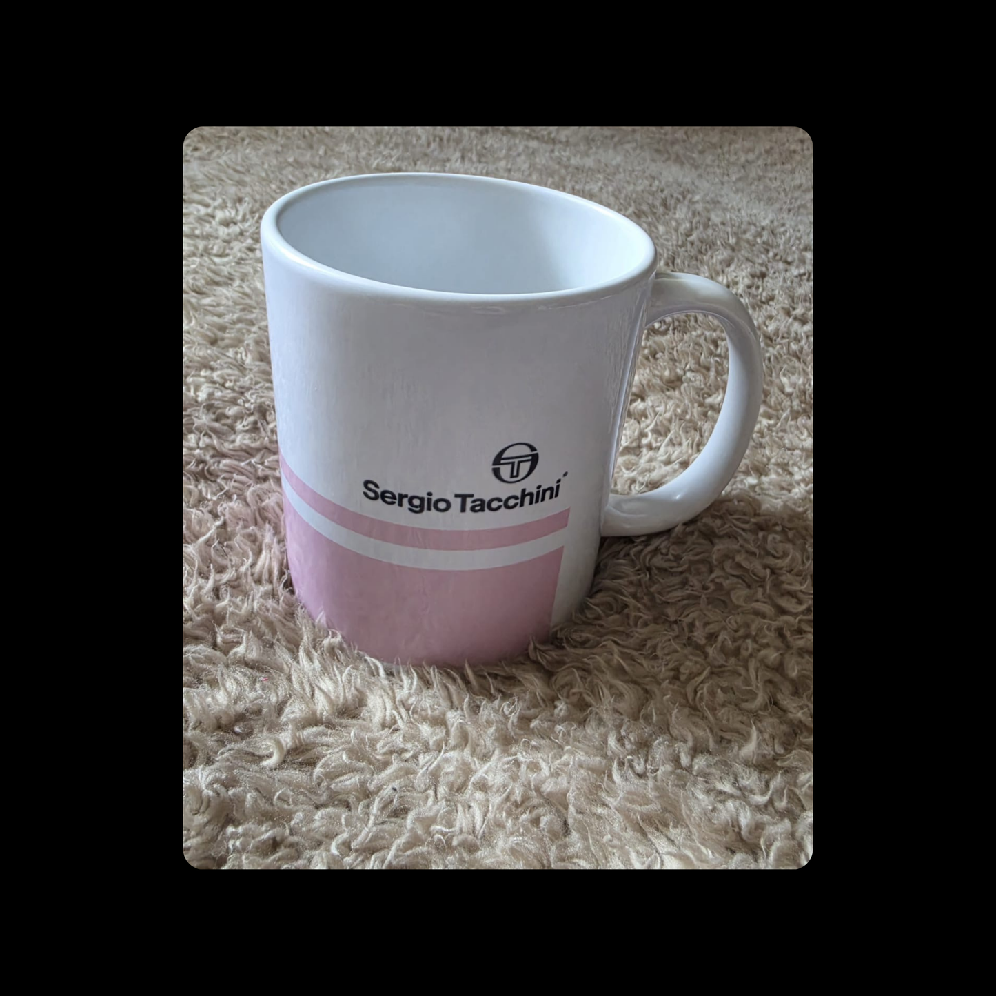Sergio Tacchini Pink 11oz (330ml) Ceramic Mug