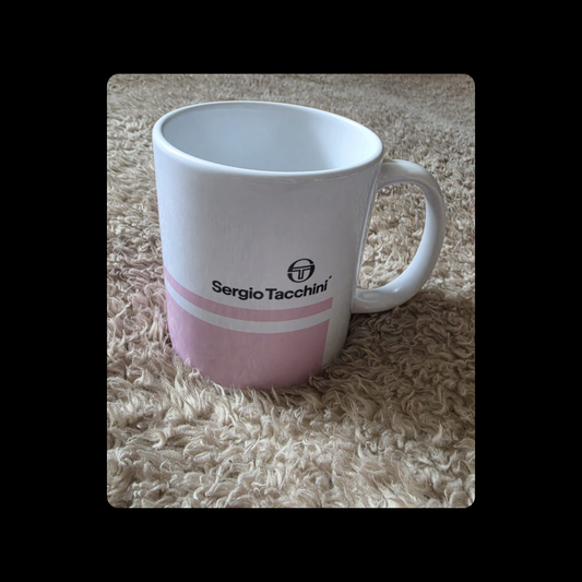 Sergio Tacchini Pink 11oz (330ml) Ceramic Mug