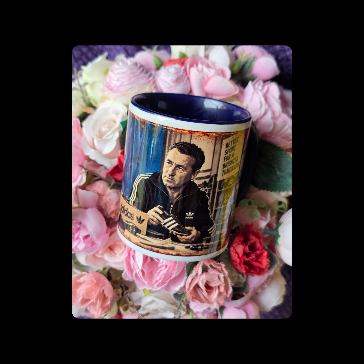 Adidas Adi Dassler Two Colour 11oz (330ml) Ceramic Mug