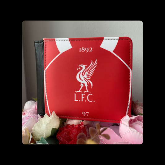 Liverpool Badge 1892 Red & White PU Material Wallet