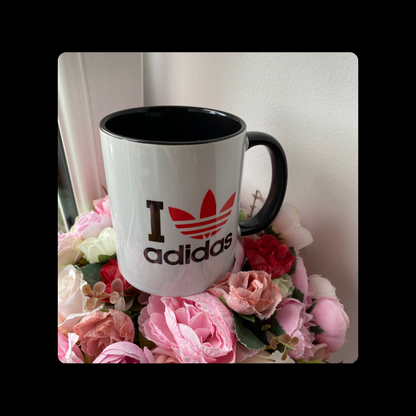 Adidas I Love (Trefoil) Adidas 11oz (330ml) Mug