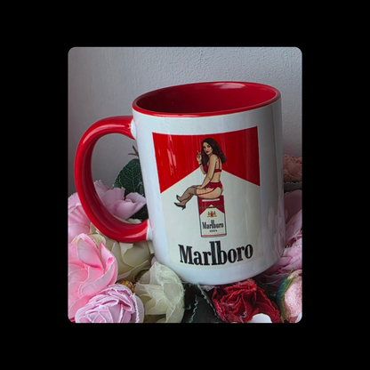 Marlboro Cigarettes Pin Up Girl 11oz (330ml) Ceramic Mug