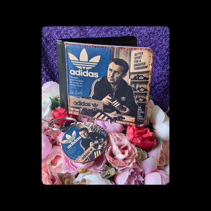 Adidas Adi Dassler PU Material Wallet & Keyring