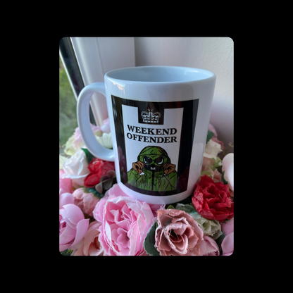 Weekend Offender Green Football Casual 11oz (330ml) Ceramic Mug