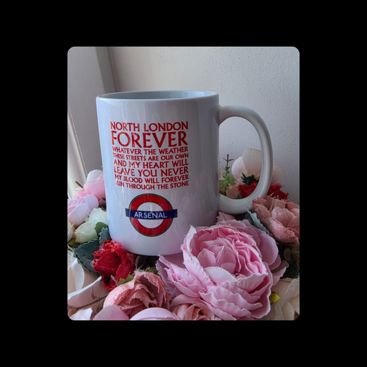North London Forever Lyrics Tube Sign 11oz (330ml) Ceramic Mug